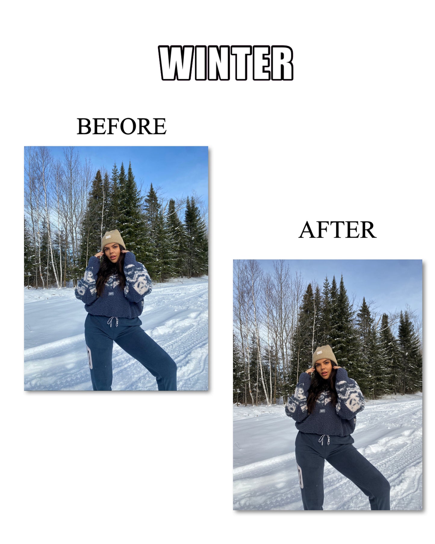 WINTER PRESET PACK by @maudpoulin